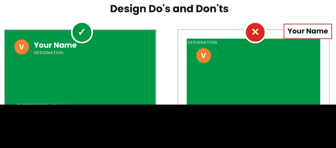 Visiting card design do's and don'ts